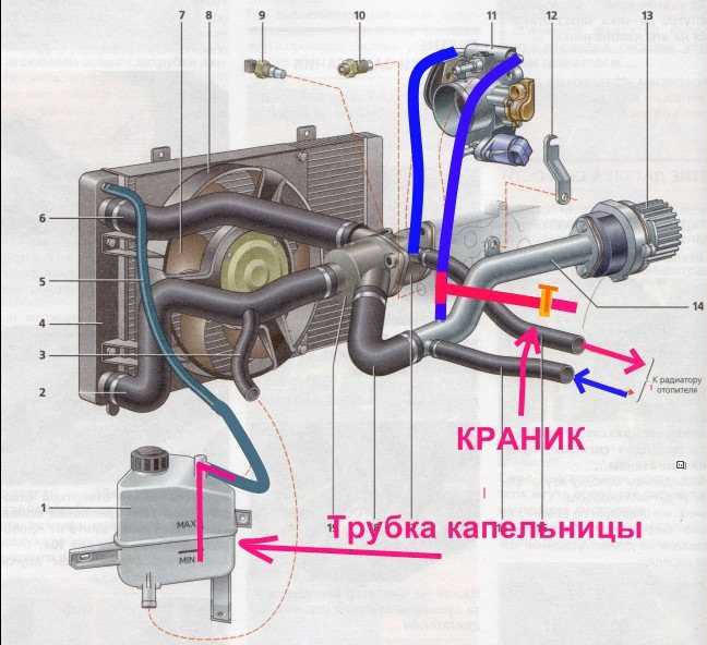 Особенности конструкции системы охлаждения двигателя 21126 на автомобиле ваз 2170 2171 2172 лада приора (lada priora).