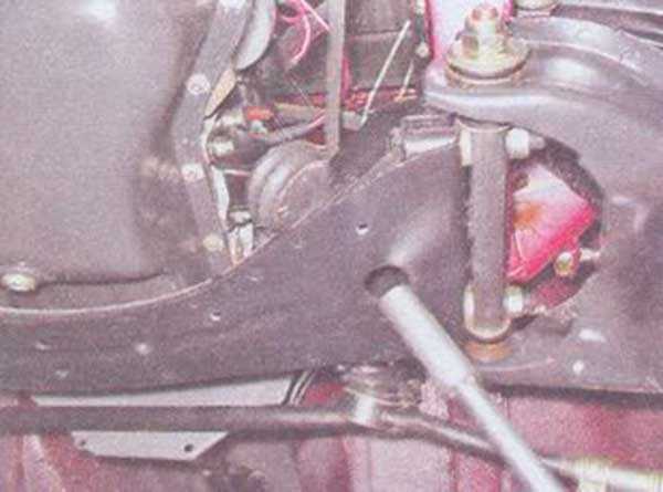 Снятие и установка двигателя ваз 2107