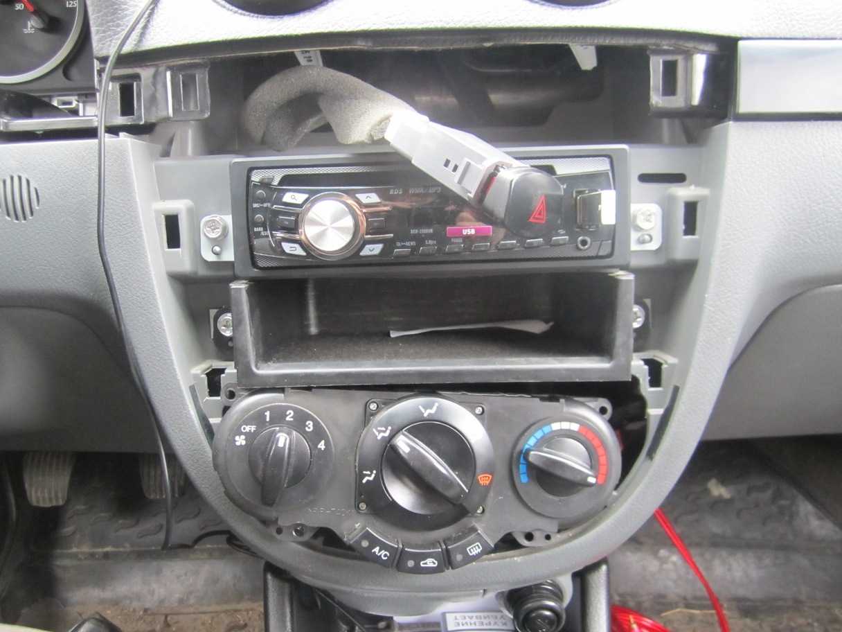 Установка магнитолы в лачетти » ремонт авто своими руками - ирисавто