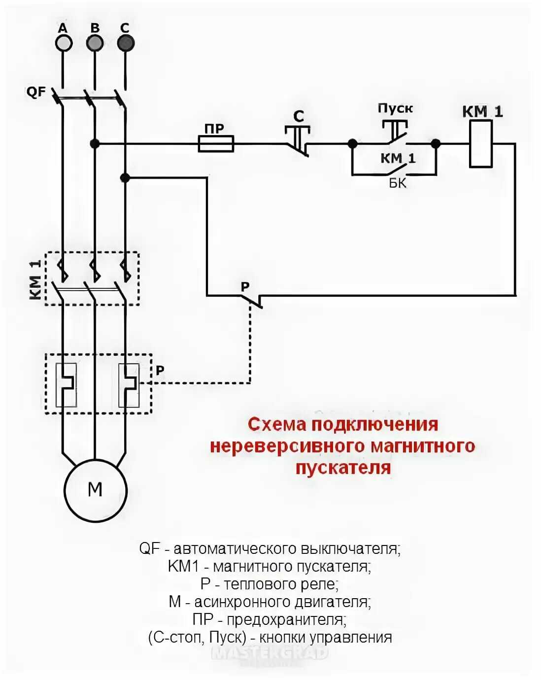 Схема электрическая принципиальная асинхронного двигателя - tokzamer.ru