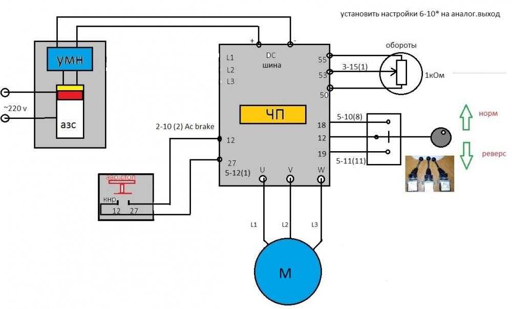 Асинхронный электродвигатель: как подключить к преобразователю частоты?