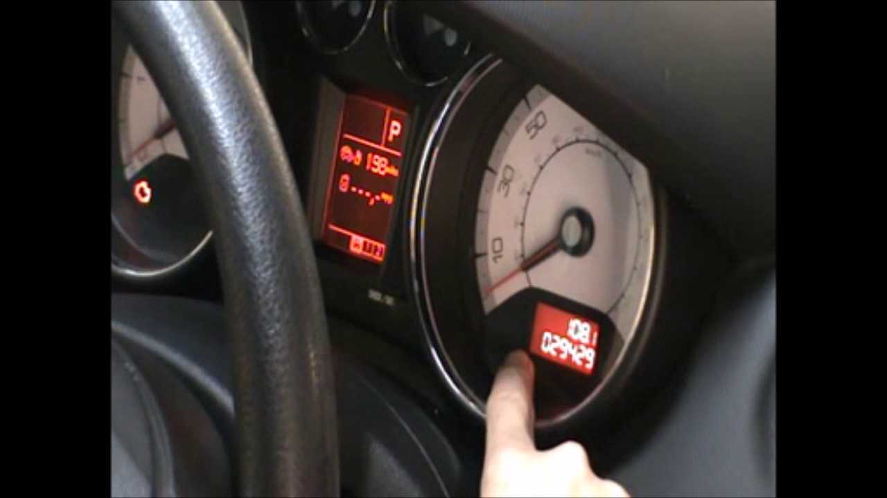 Сброс сервисного интервала для автомобилей пежо 308 — пошаговая инструкция