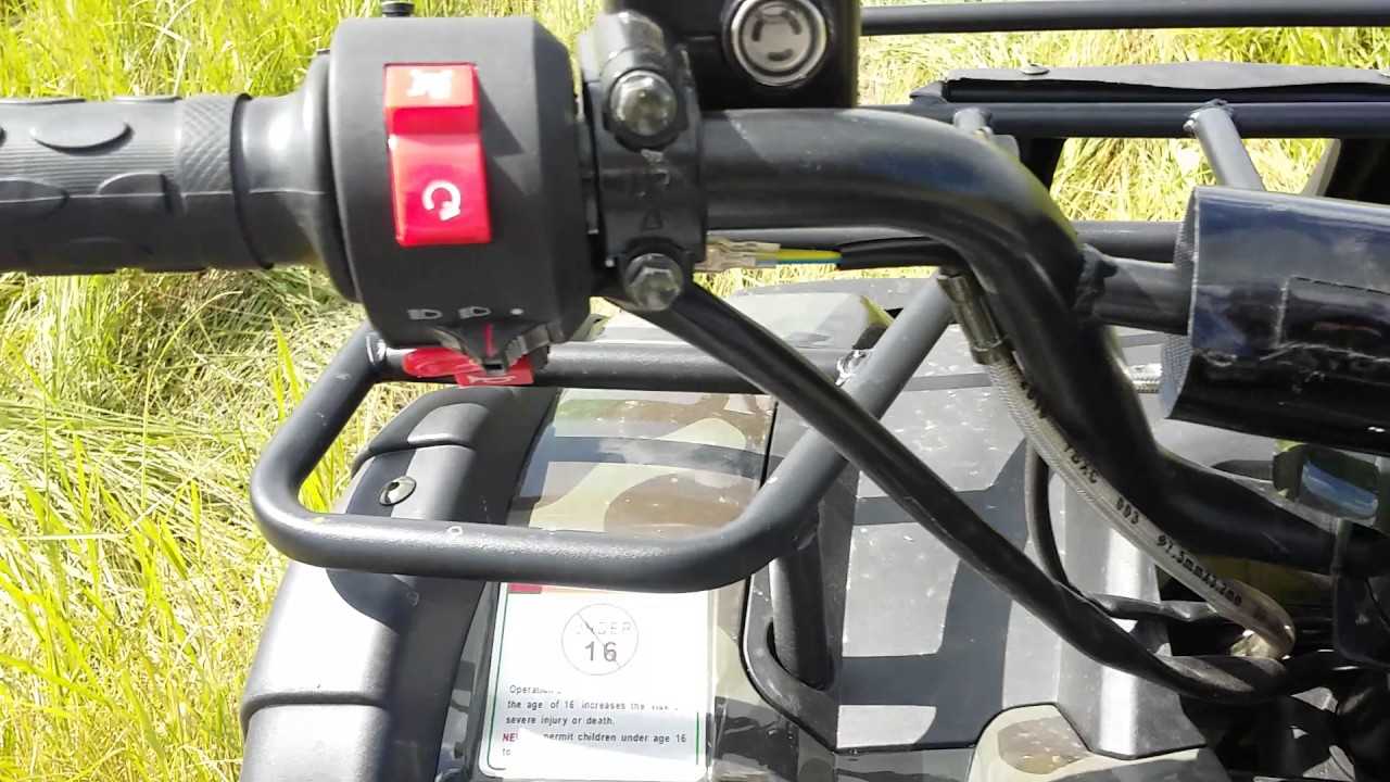 Как завести квадроцикл если сел аккумулятор ~ autotexnika.ru