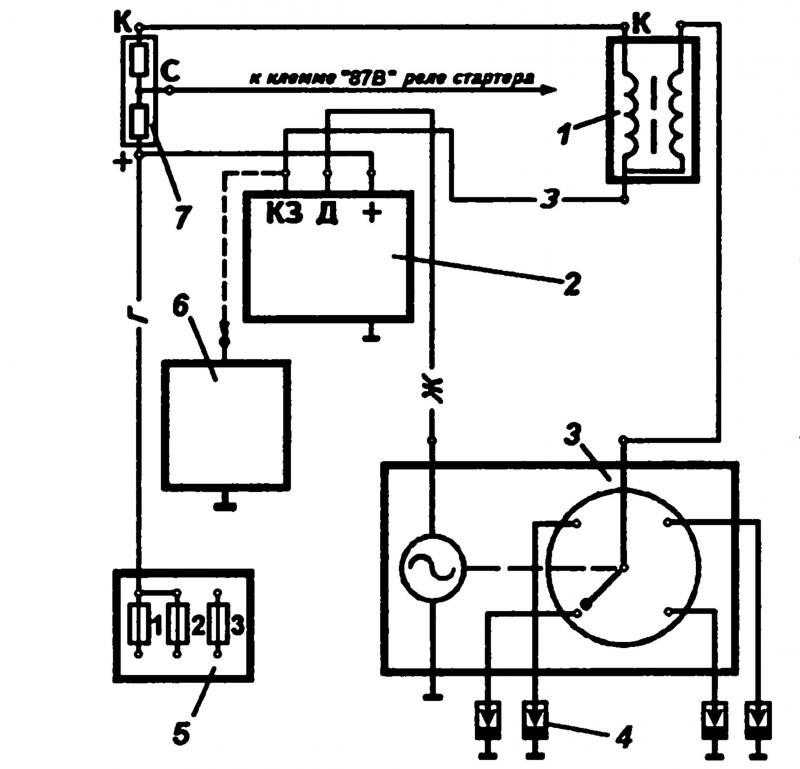Как установить электронное зажигание на уаз 469 схема подключения