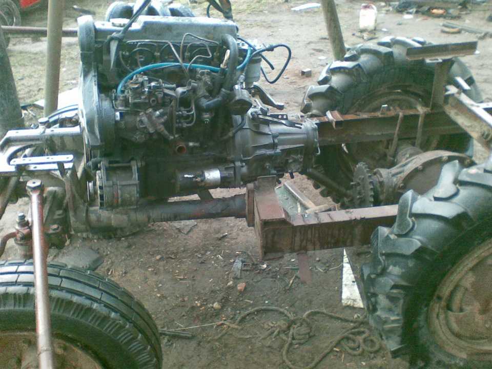 Самодельный мини-трактор с двс уд-25