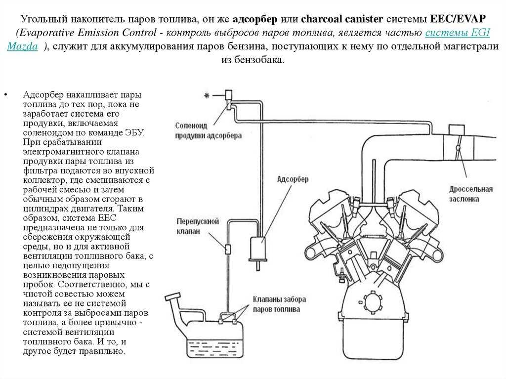 Ремонт ваз 2170 (приора) замена узлов системы улавливания паров топлива