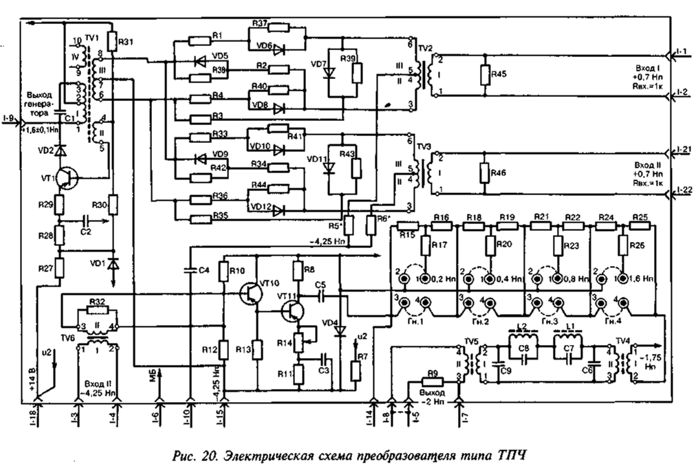 Тиристорный преобразователь частоты - принцип работы, схема
