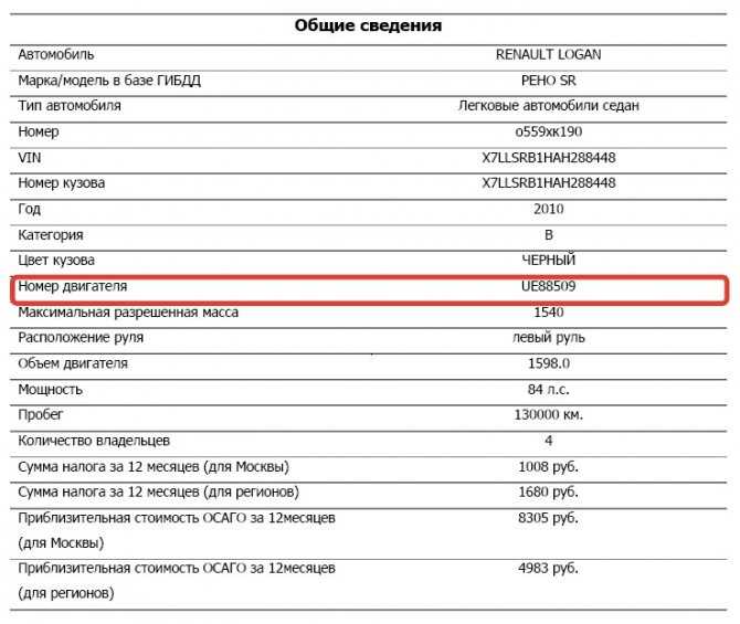 Как узнать модель двигателя по вин коду и номеру двигателя онлайн
