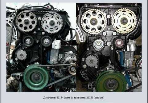 Как отличить 124 двигатель от 126 внешне